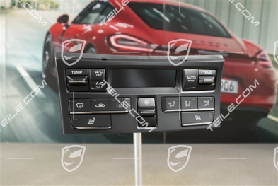 Air condition control unit, heatable seats