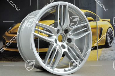 20" Komplet felg Sport Design, 8,5 x 20 ET51 + 11J x 20 ET52, srebrny brylantowy
