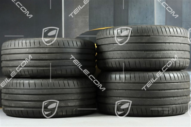 20" Panamera Design Sommerräder, Felgen 9,5J x 20 ET71 + 11,5J x 20 ET68 + Michelin Sommerreifen 275/40 ZR20 + 315/35 ZR20, mit RDK-Sensoren