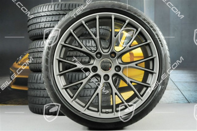 20-inch RS SPYDER Design summer wheels set, rims 8,5J x 20 ET49 + 11,5J x 20 ET76 + NEW Pirelli summer tyres 245/35 R20 + 305/30 R20
