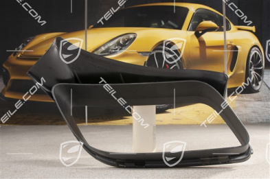 Cover, Tail pipe, black mat, L