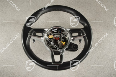 Kierownica, wersja podstawowa, Sport Chrono Package Plus, PDK, czarna