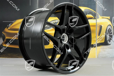 19" felga Carrera S II, 11J x 19 ET51, czarny połysk