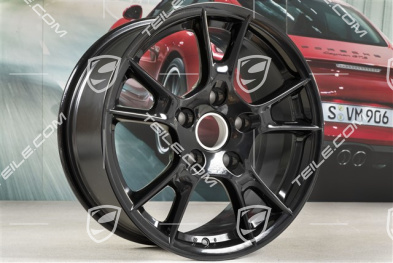 17-inch Boxster-2 wheel, 8J x 17 ET40, black high gloss