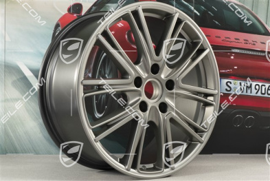 20" Felge Exclusive Design, 9,5J x 20 ET71, für Winterbetrieb, Platinum Seidenglanz