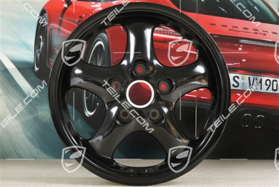 17-inch Cup II wheel, 7J x 17 ET55, black high gloss