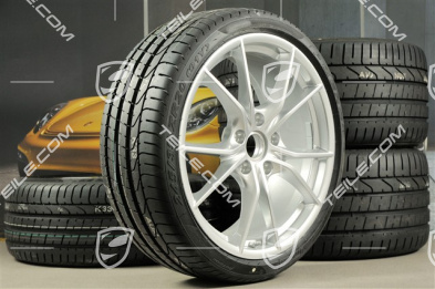 20" koła letnie, komplet Carrera S IV, Felgi 8,5J x 20 ET49 + 11,5J x 20 ET56 + opony letnie 245/35 ZR20+305/30 ZR20, z czujnikami ciśnienia