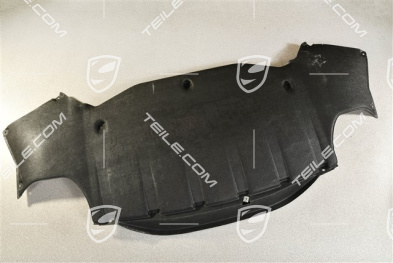 Rear underbody covering, with trailer coupling