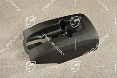 Schaltergehäuse, Unterteil, Leder, Schwarz