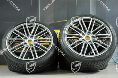 20-inch Turbo IV summer wheels set, rims 8,5J x 20 ET49 + 11,5J x 20 ET76 + summer tyres 245/35 R20  + 305/30 R20