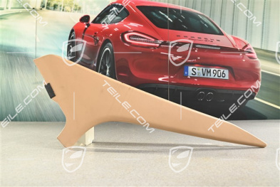 Mittelkonsole, Blende, seitlich, Leder Luxorbeige, R
