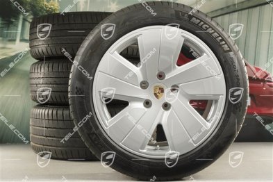 19" Taycan S Sommerräder Satz, Felgen 8J x 19 ET50 + 10J x 19 ET47 + Michelin Sommerreifen 225/55 R19 + 275/45 R19