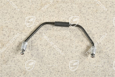 Front brake caliper (Silver / Black) connecting line, L
