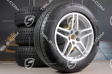 18-inch "Macan S" Winter wheel set, rims 8J x 18 ET21 + 9J x 18 ET21, winter tyres Continental ContiWinterContact 235/60 ZR 18 + 255/55 ZR 18, with TPMS
