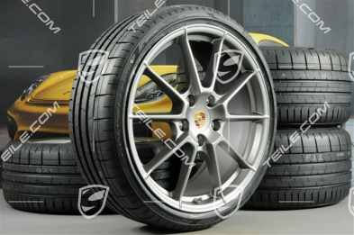 20" Spyder Sommerräder Satz, Felgen 8,5J x 20 ET57 + 10,5J x 20 ET47, Pirelli Sommerreifen 235/35 ZR20 + 265/35 ZR20