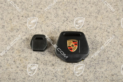 Oprawka kluczyka z latarką, herb Porsche