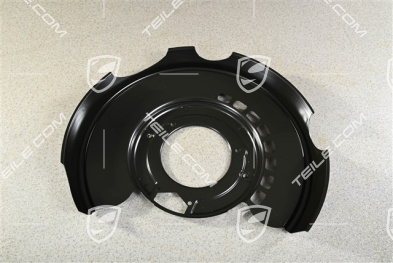 Rear axle disc brake protective plate, Turbo, L