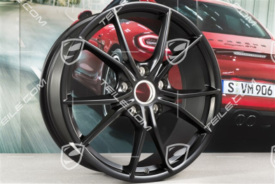 20-inch wheel rim Carrera S IV, 8J x 20 ET57, black satin-matt