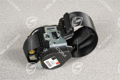 Seat belt, front, Black, Cabrio, L