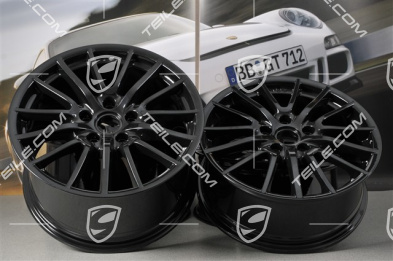 19-inch SportDesign wheel set, black, 8J x 19 ET57+ 11J x 19 ET67