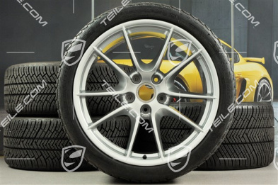 20" Komplet kół zimowych Carrera S (III), felgi 8,5J x 20 ET51 + 11J x 20 ET52 + NOWE opony zimowe Michelin 245/35 ZR20 + 295/30 ZR20,  bez czujników ciśnienia