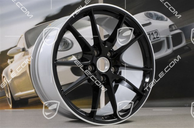 20" Felga, Carrera S III, czarna gwiazda felgi (wysoki połysk), 9,5J x 20 ET45