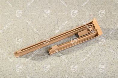 Obudowa szyny fotela przedniego, beżowa / Luxor Beige, L