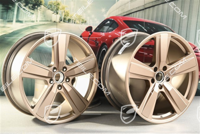 22-inch wheel rim set Cayenne Exclusive Design Sport, 10J x 22 ET48 +11,5J x 22 ET61, neodyme