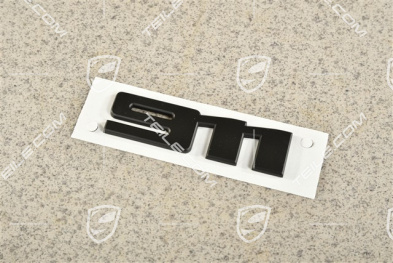 Schriftzug "911", Schwarzmatt