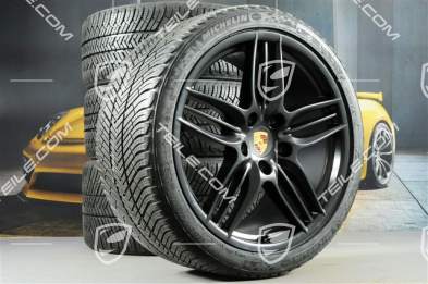 20" Sport Design winter wheel set  wheels 8,5J x 20 ET51 + 11J x 20 ET52 + Michelin winter tyres 245/35 ZR20 + 295/30 ZR20, without TPMS, black satin mat