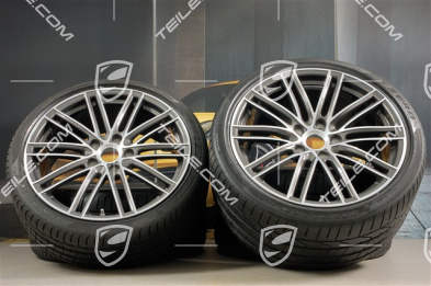 20" Turbo IV Sommerräder Satz, Felgen 8,5J x 20 ET49 + 11,5J x 20 ET76 + Sommerreifen 245/35 R20 + 305/30 R20