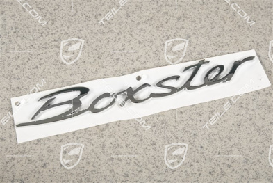 "Boxster" Schriftzug, Galvanosilber
