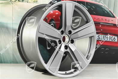 22" Felgensatz Cayenne Exclusive Design Sport, 10J x 22 ET48 +11,5J x 22 ET61, vesuvgrau
