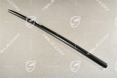 Hintertürleiste, Aluminiumpaket, Schwarzmatt, L