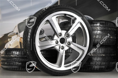 20" Komplet kół letnich SportTechno, 8,5J x 20 ET57 + 10J x 20 ET50, opony 235/35 ZR20 + 265/35 ZR20 z czujnikami RDK