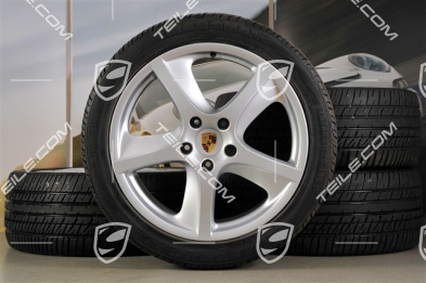 20" Komplet kół letnich Cayenne SportTechno, przód 9"+ tył 9", bez czujników RDK