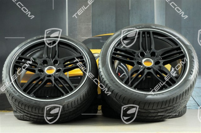 20" Komplet kół letnich SportDesign Black Exclusive, felgi 8,5J x 20 ET51 + 11J x 20 ET52 + opony 245/35 ZR20 + 305/30 ZR20, bez czujników ciśnienia