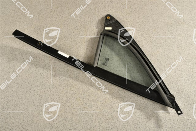 Front door side window, triangle, small, R