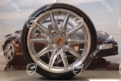 19" Komplet kół letnich Carrera Sport, 8,5J x 19 ET55 + 10J x 19 ET42 + opony