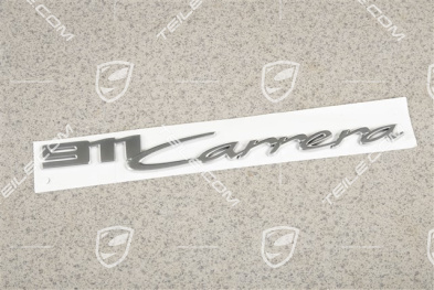 Schriftzug/Logo "911 Carrera", silber