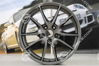 20" Komplet felg Carrera S III, 8,5J x 20 ET51 + 11J x 20 ET52, platynowy półmat satyna