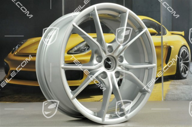 20" Komplet felg Carrera S IV, 8,5J x 20 ET49 + 11J x 20 ET56, do kół zimowych, C4/C4S/GTS, brylantowy chrom Brilliantchromlack