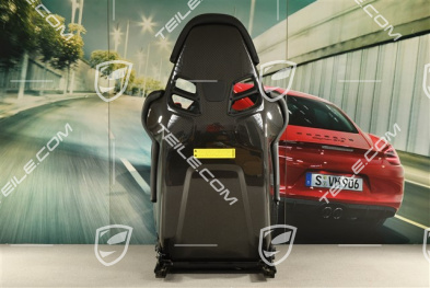 GT3 Schalensitz, Carbon, schwarz/silber, R
