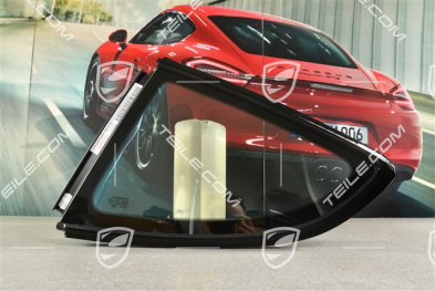 Rear window, black, GTS/GT4, L