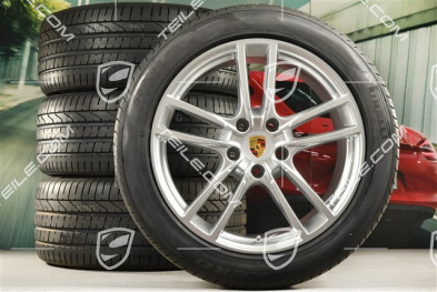 20" koła letnie Cayenne Coupé Sport, komplet, felgi 9J x 20 ET50 + 10,5J x 20 ET55 + opony letnie Pirelli P Zero 275/45 R20 + 305/40 R20, z czujnikami ciśnienia