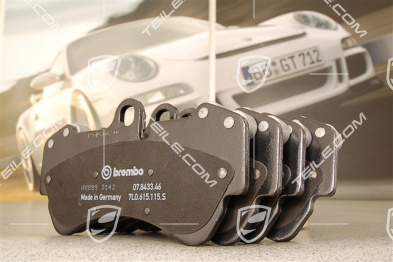 Brake pad repair set, 19-inch