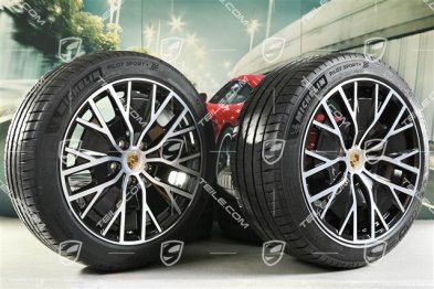 20-inch Turbo S Aero Design summer wheel set, rims 9J x 20 ET54 + 11J x 20 ET60 + NEW Michelin summer tyres 245/45 R20 + 285/40 R20