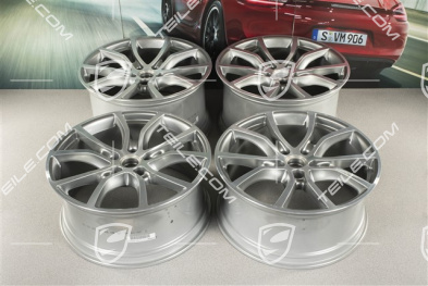 21" Komplet felg Cayenne Exclusive Design, 11J x 21 ET49 + 9,5J x 21 ET46, do Cayenne Coupé