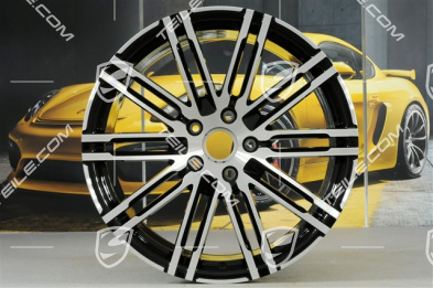 21" Felgensatz Turbo III, Facelift, 10J x 21 ET50, schwarz hochglanz