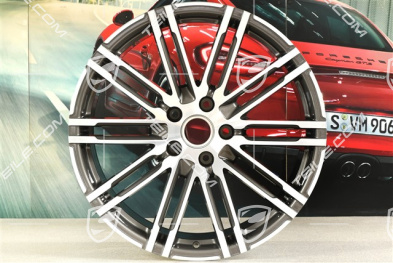 21" Felge Turbo III, Facelift, 10J x 21 ET50, Titan